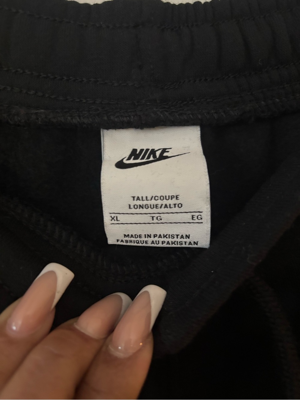 Nike Club Open Hem Fleece Pant- XL Long - Picture 2 of 7